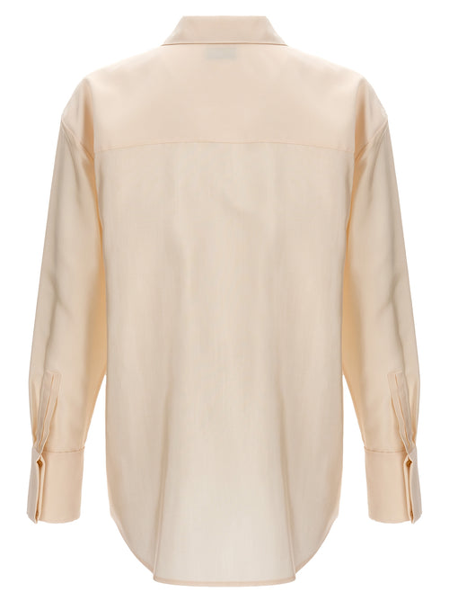 Beige Acetate Blouse