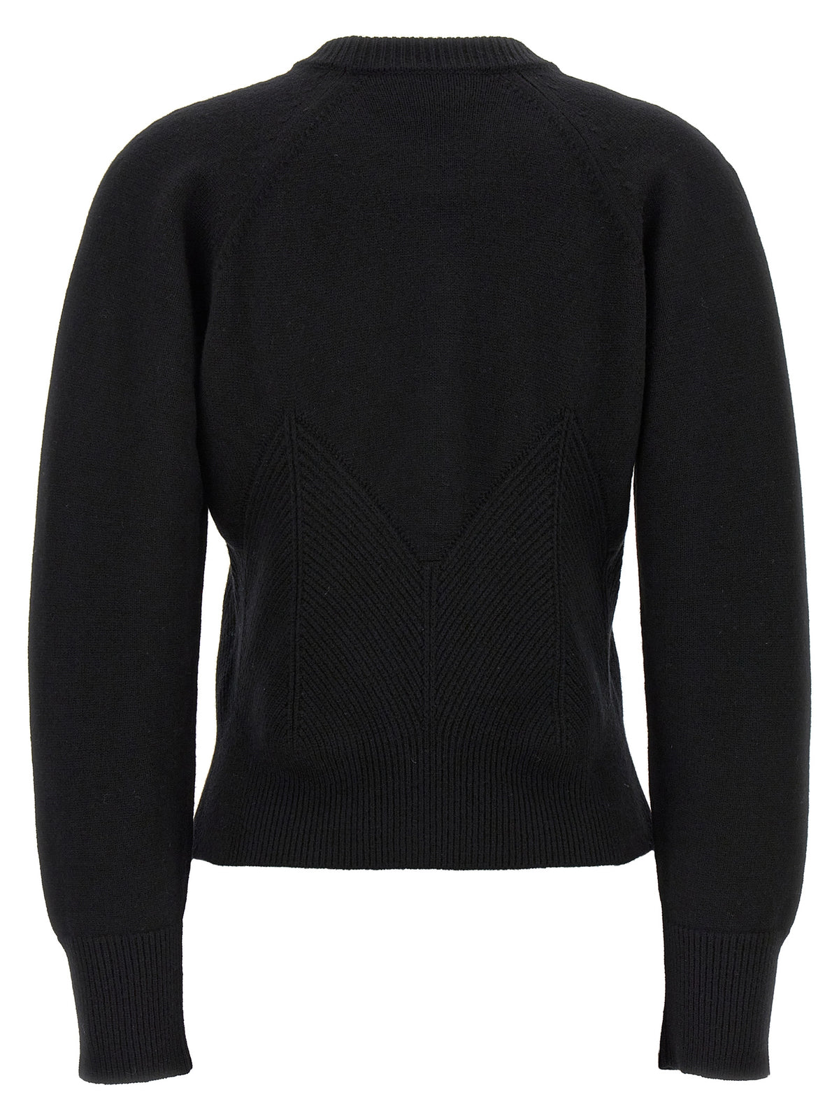 Black Wool Cardigan