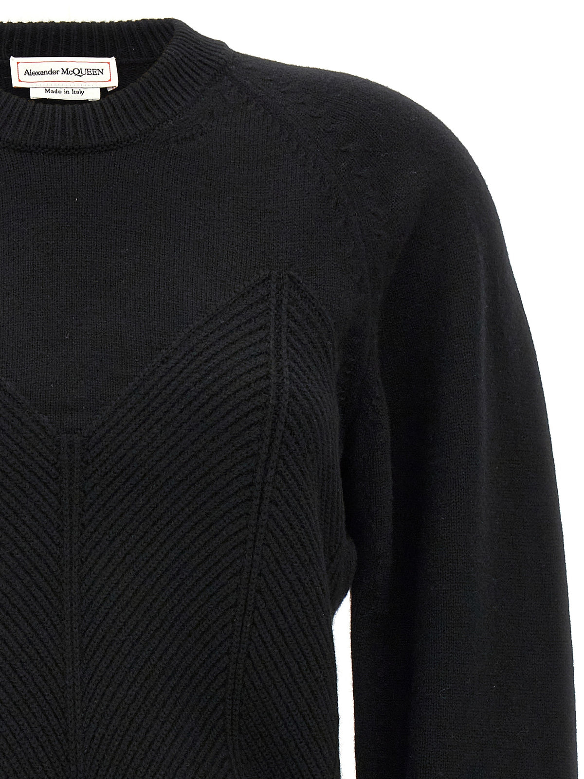 Black Wool Cardigan