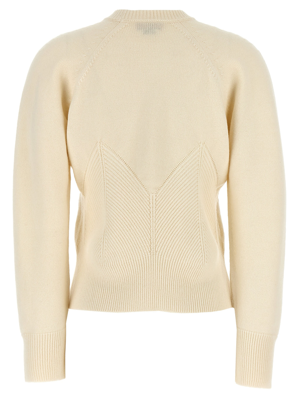 White Wool Cardigan