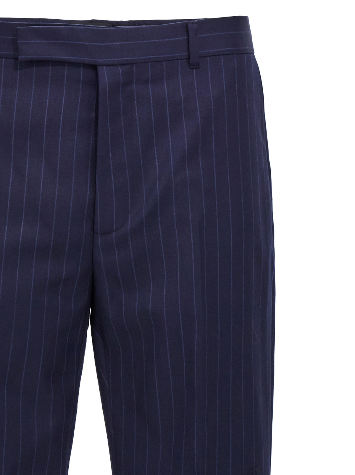 Blue Wool Dress Pants