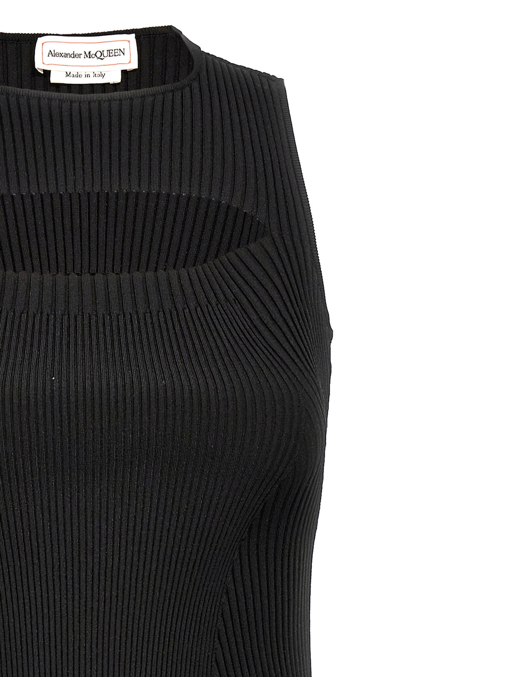 Black Viscose Midi Dress