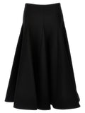 Black Virgin Wool Mini Skirt