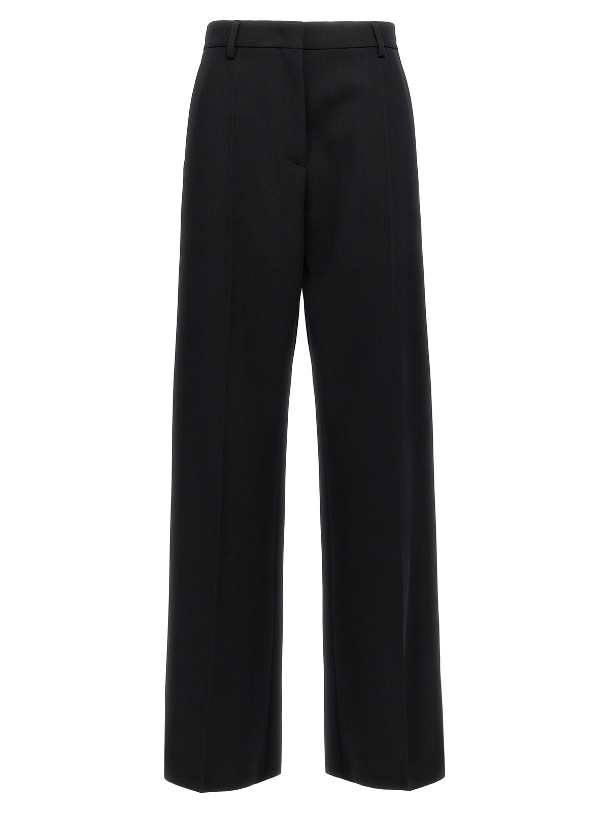 Black Virgin Wool Dress Pants