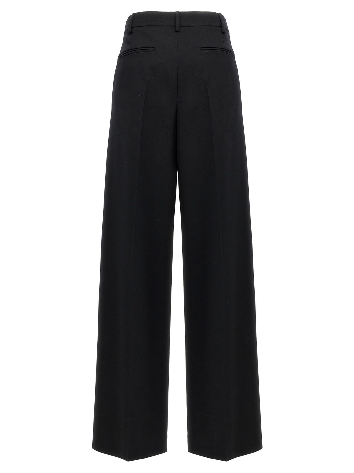 Black Virgin Wool Dress Pants