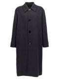 Blue Virgin Wool Coat