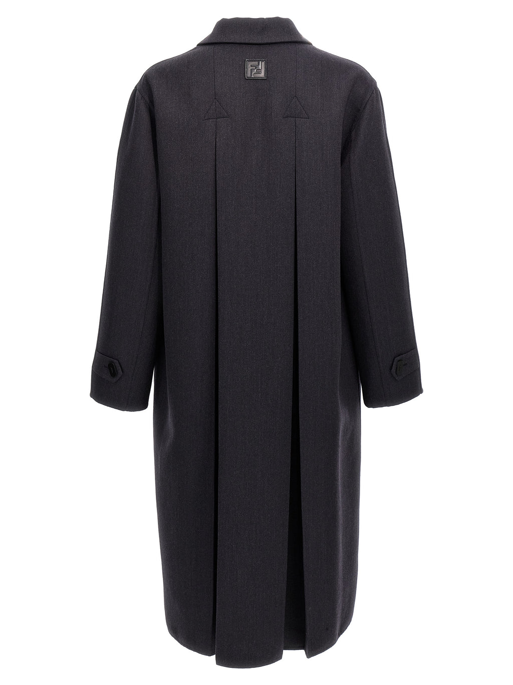 Blue Virgin Wool Coat