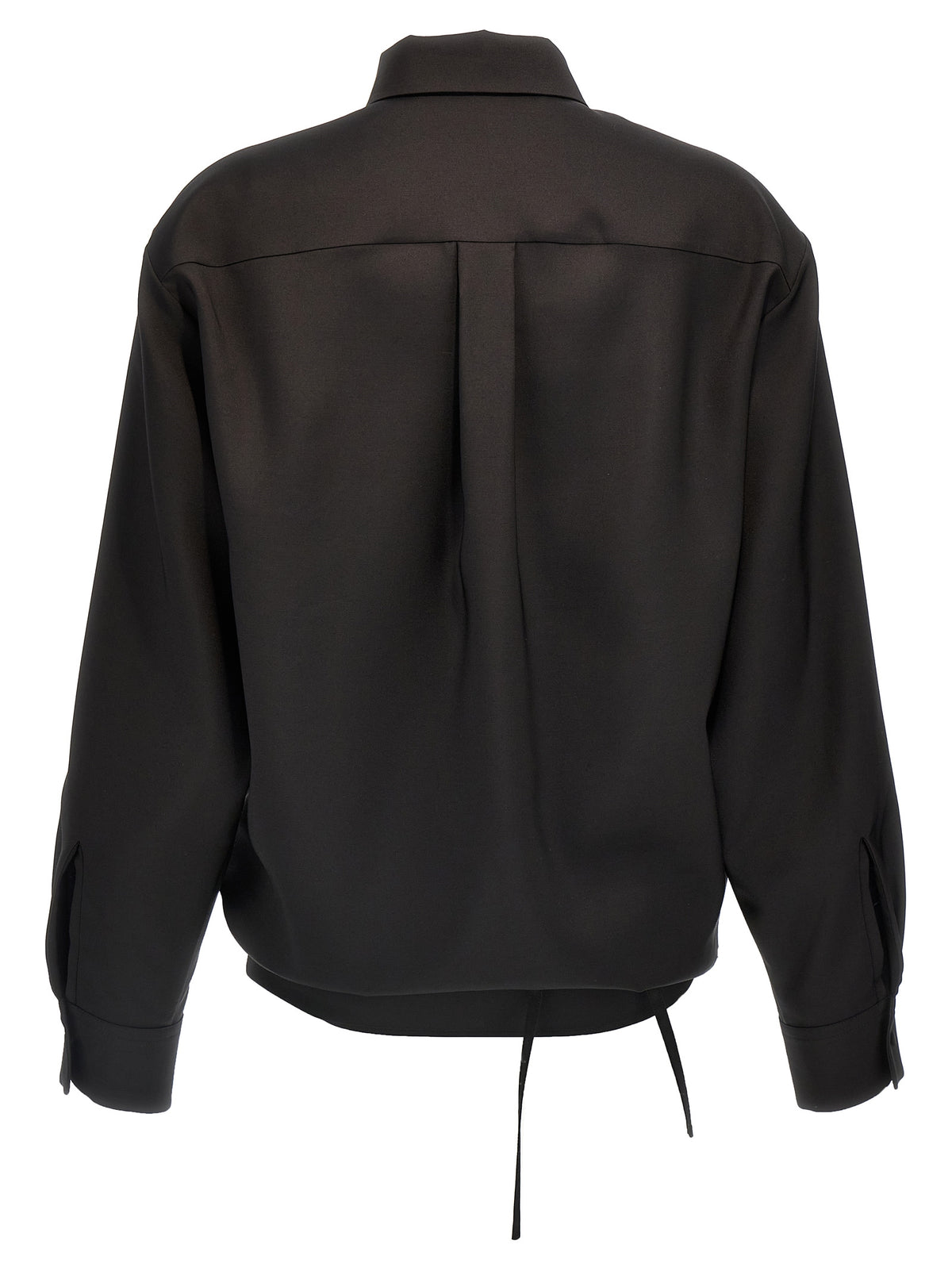 Black Wool Blouse