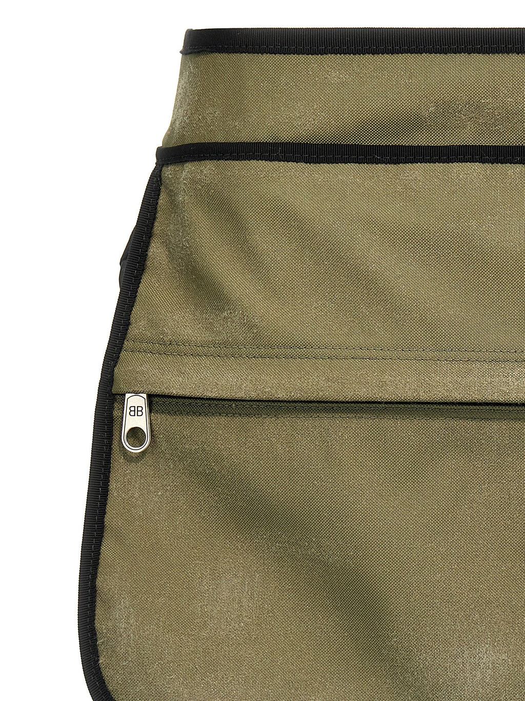 Bicolor Polyamide Long Skirt