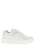 White Calfskin Chunky Sneakers