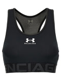 Black Polyester Sport Bra
