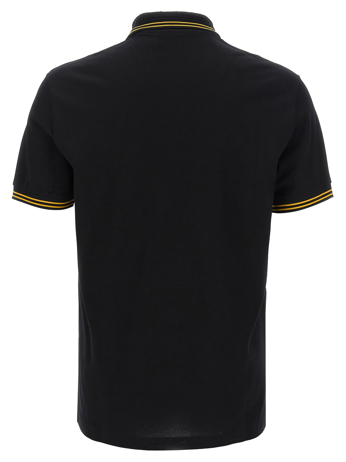 Black Cotton Polo Shirt