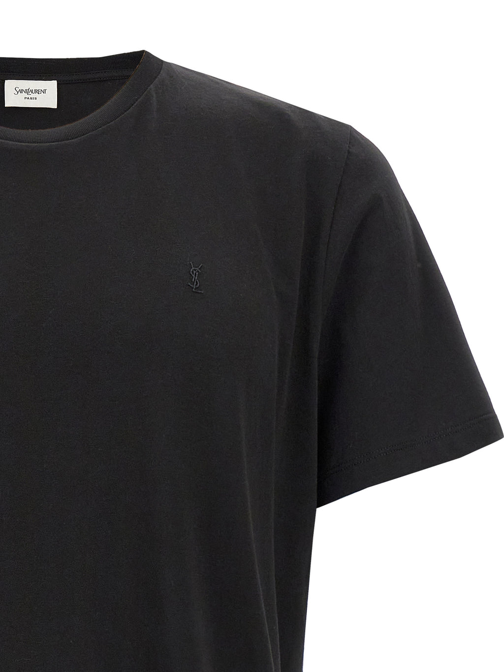 Black Cotton T-Shirt