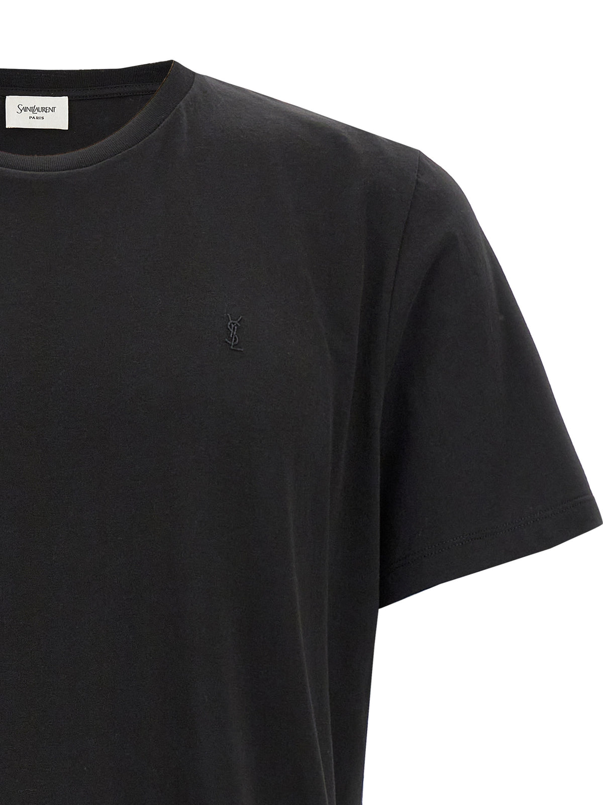 Black Cotton T-Shirt