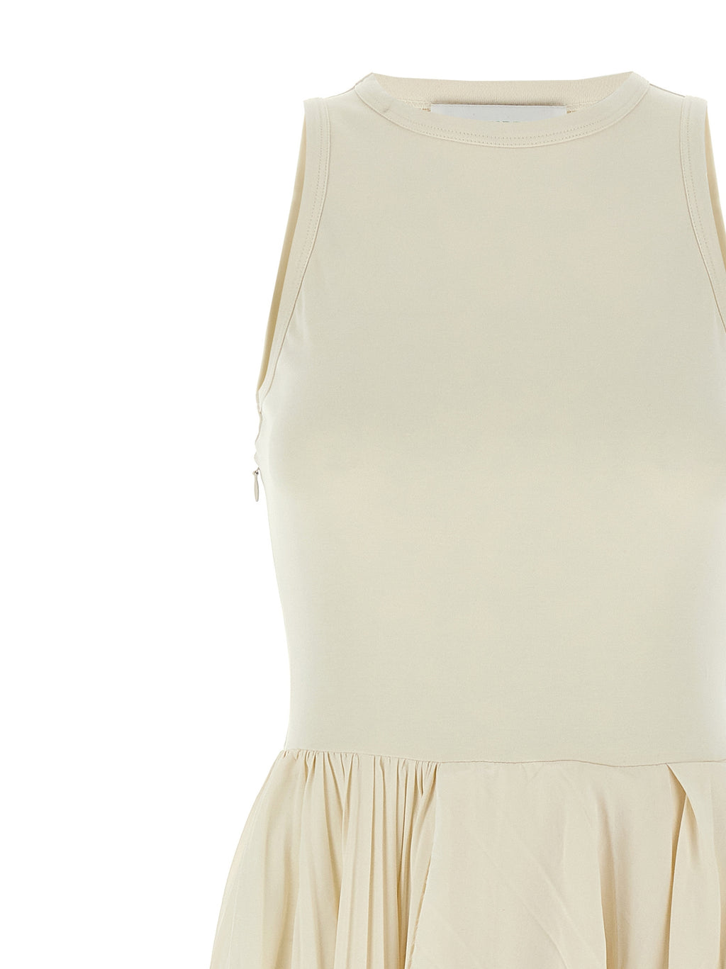 White Cotton Long Dress