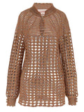Multicolor Linen Cardigan