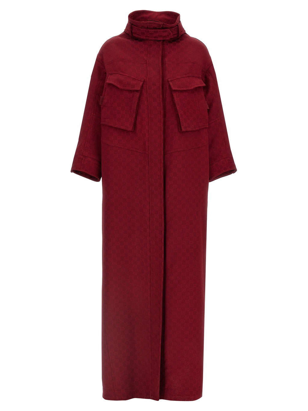 Red Viscose Coat