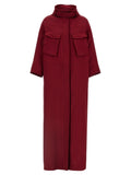 Red Viscose Coat