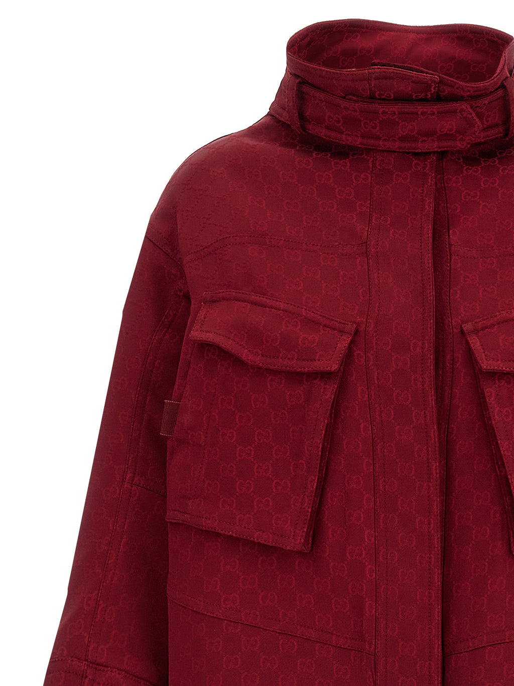 Red Viscose Coat