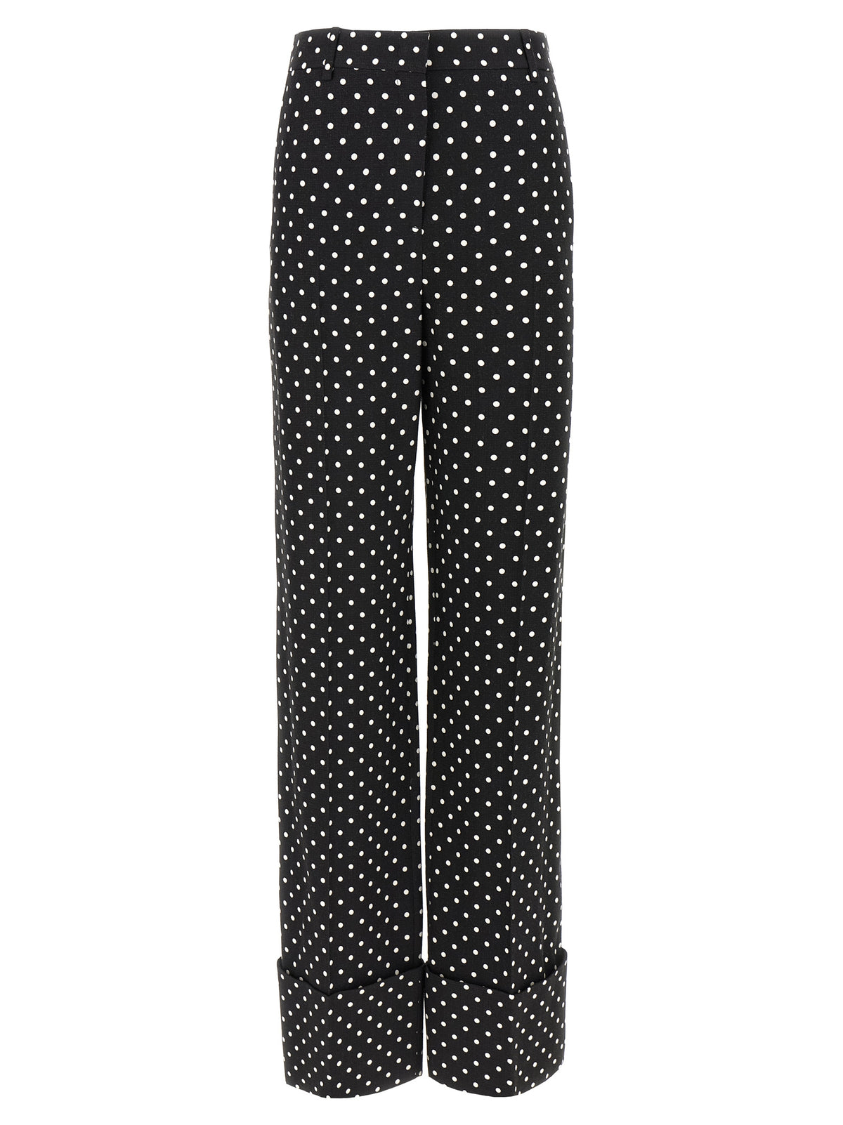 Bicolor Viscose Casual Pants
