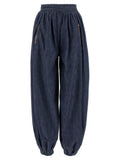 Blue Cotton Pants