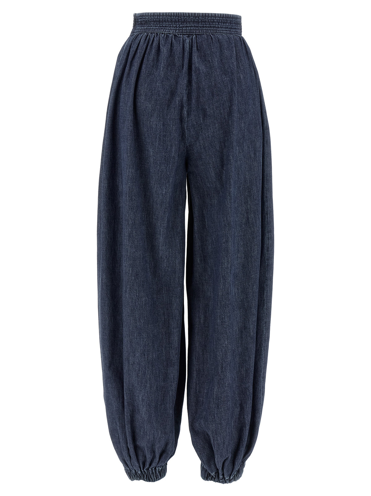 Blue Cotton Pants