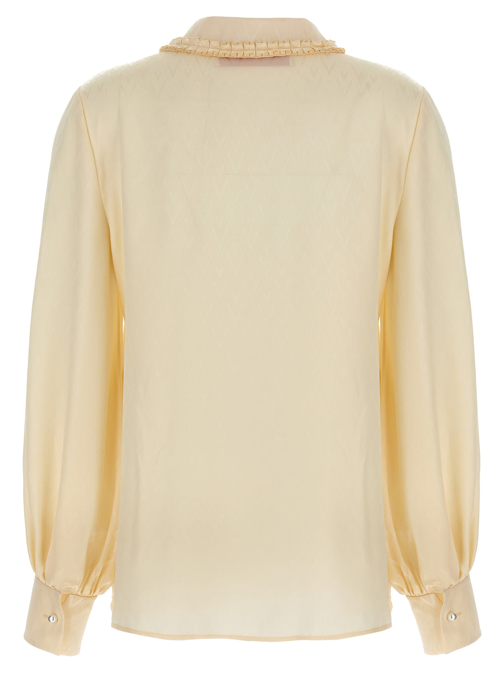 Beige Silk Blouse