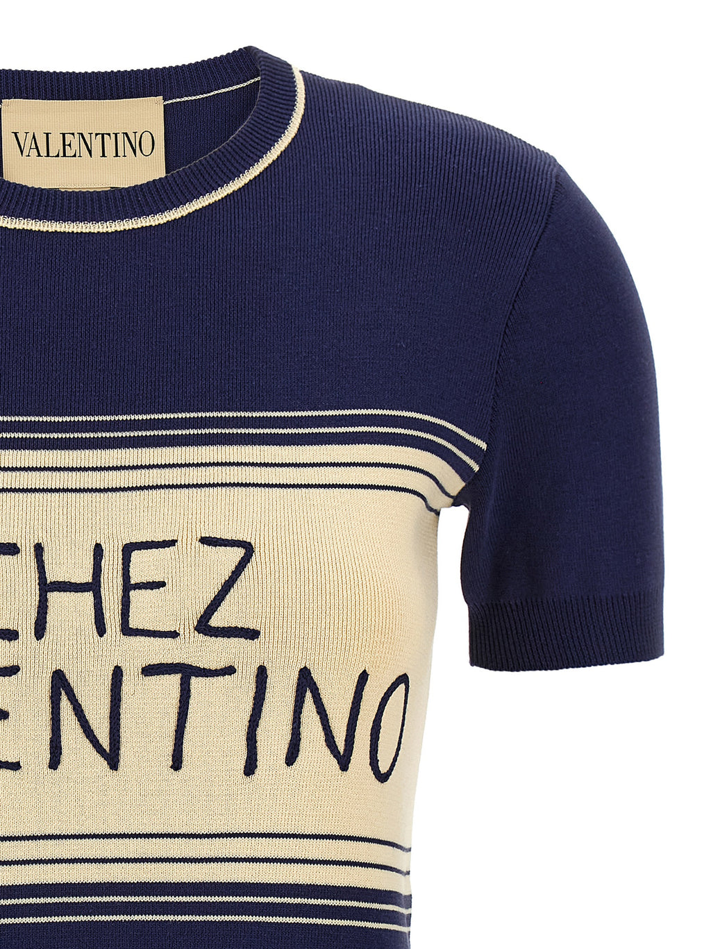 Blue Cotton T-Shirt