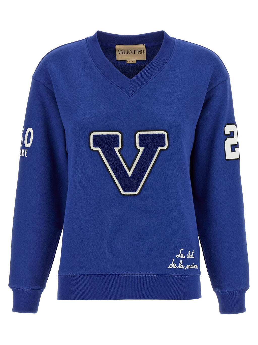 Blue Cotton Sweatshirt