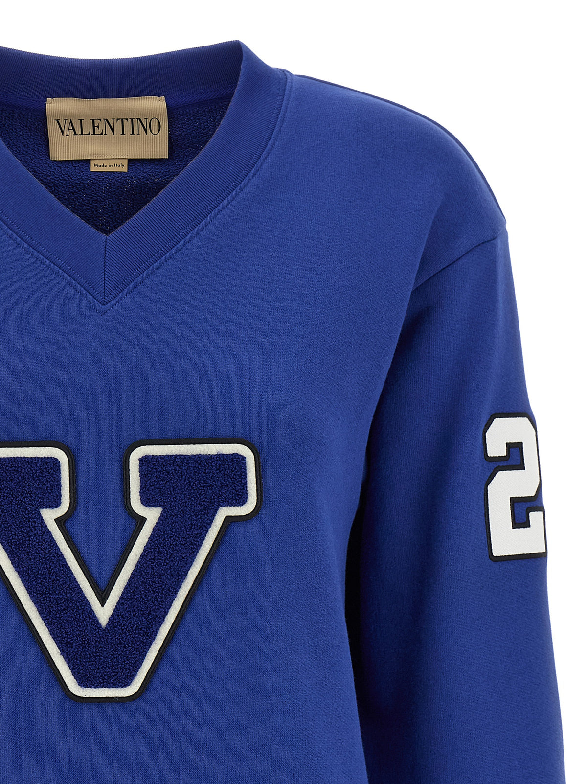 Blue Cotton Sweatshirt