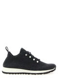 Black Tencel Low Top Sneakers