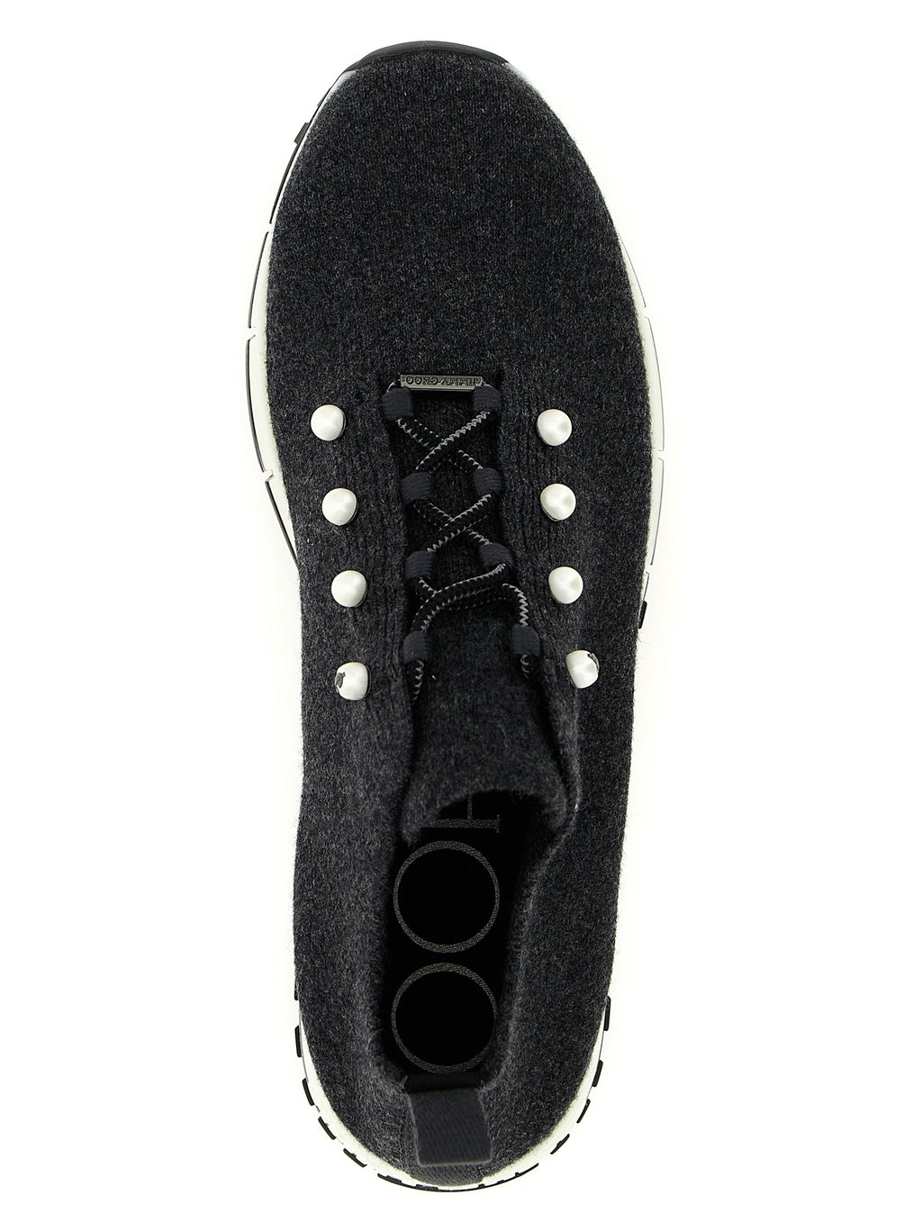 Black Tencel Low Top Sneakers