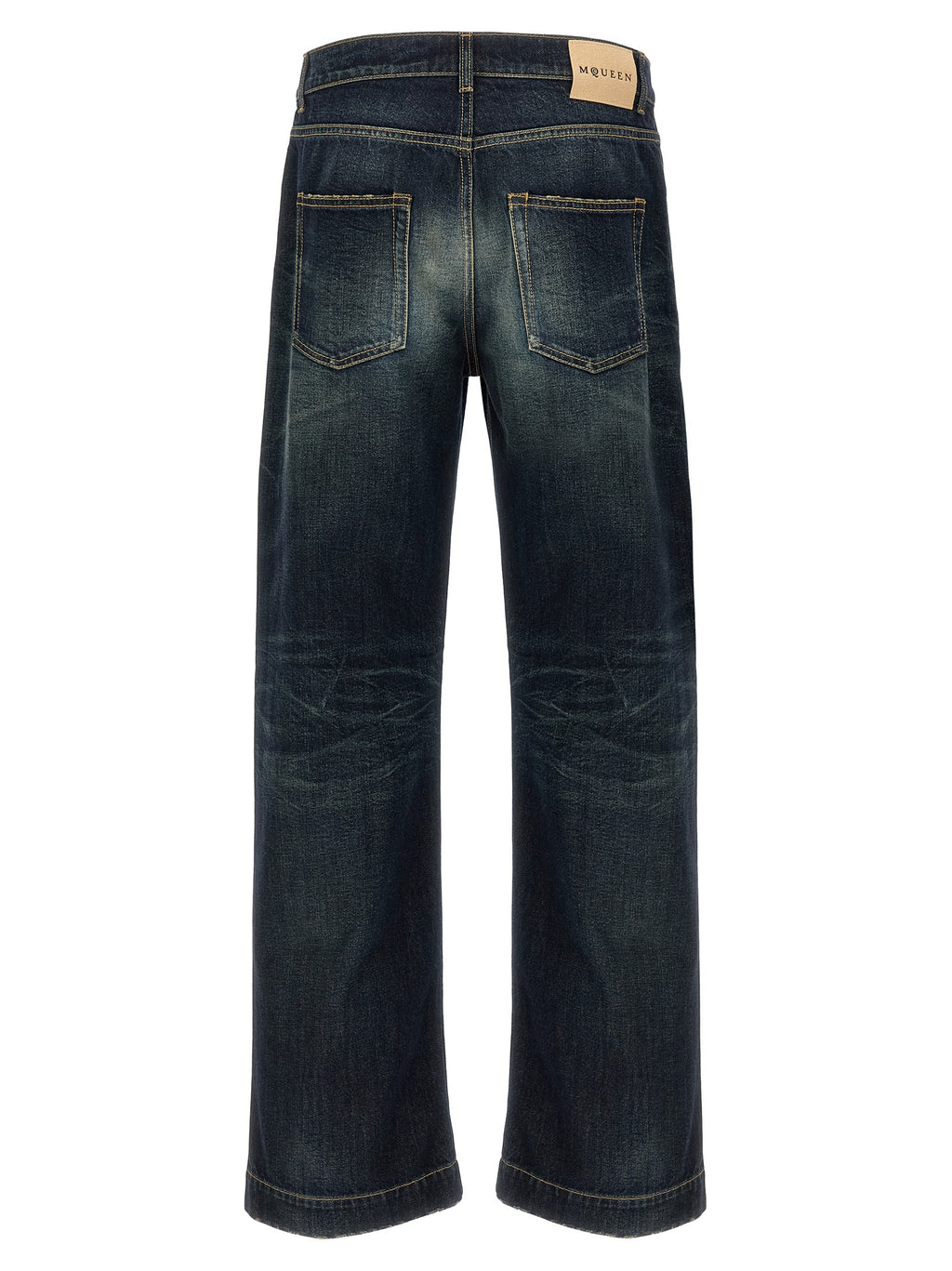 Blue Cotton Jeans Denim