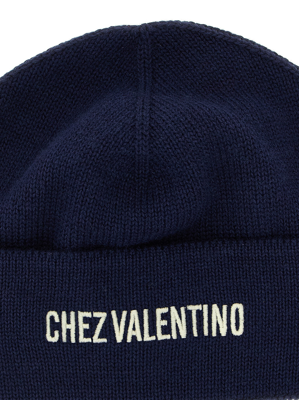 Blue Cotton Beanie