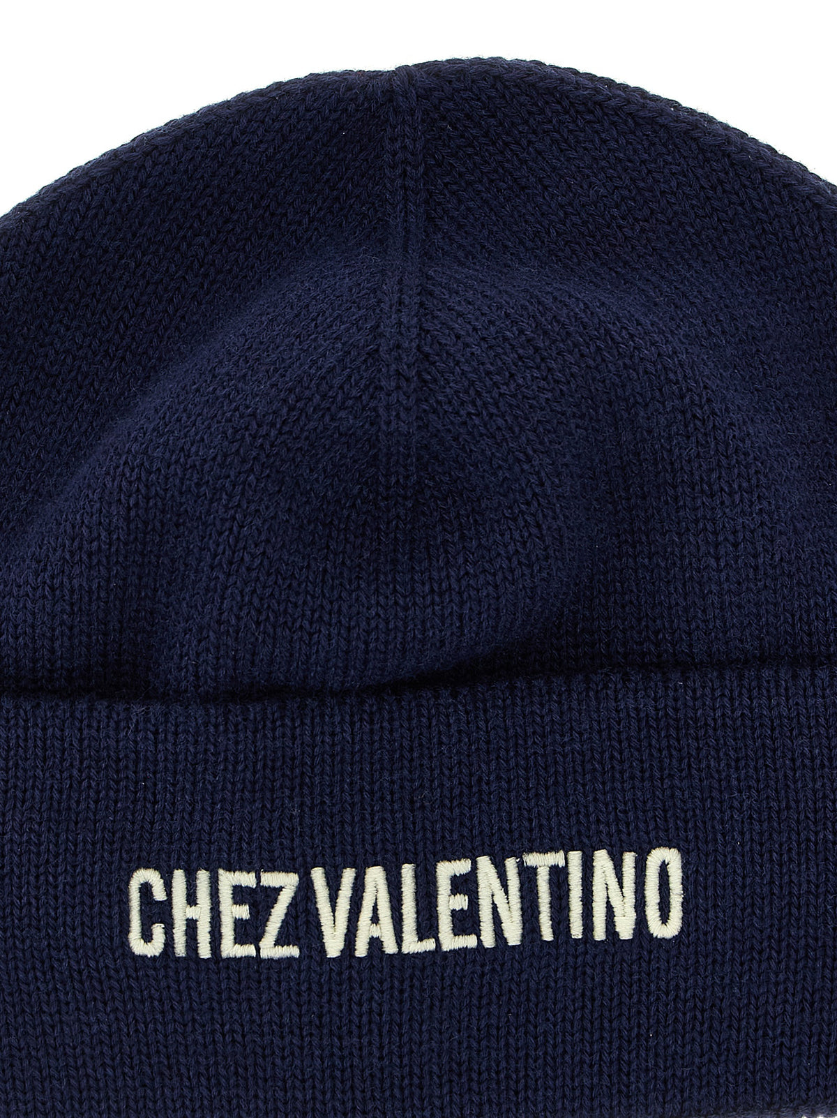 Blue Cotton Beanie