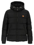 Black Polyamide Full-Length Jacket
