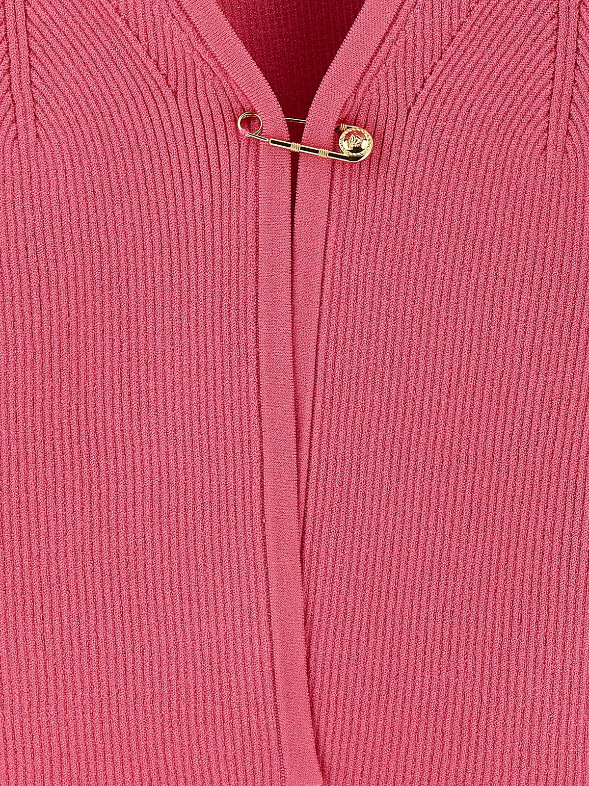 Fuchsia Viscose Cardigan