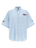 Blue Cotton Blouse