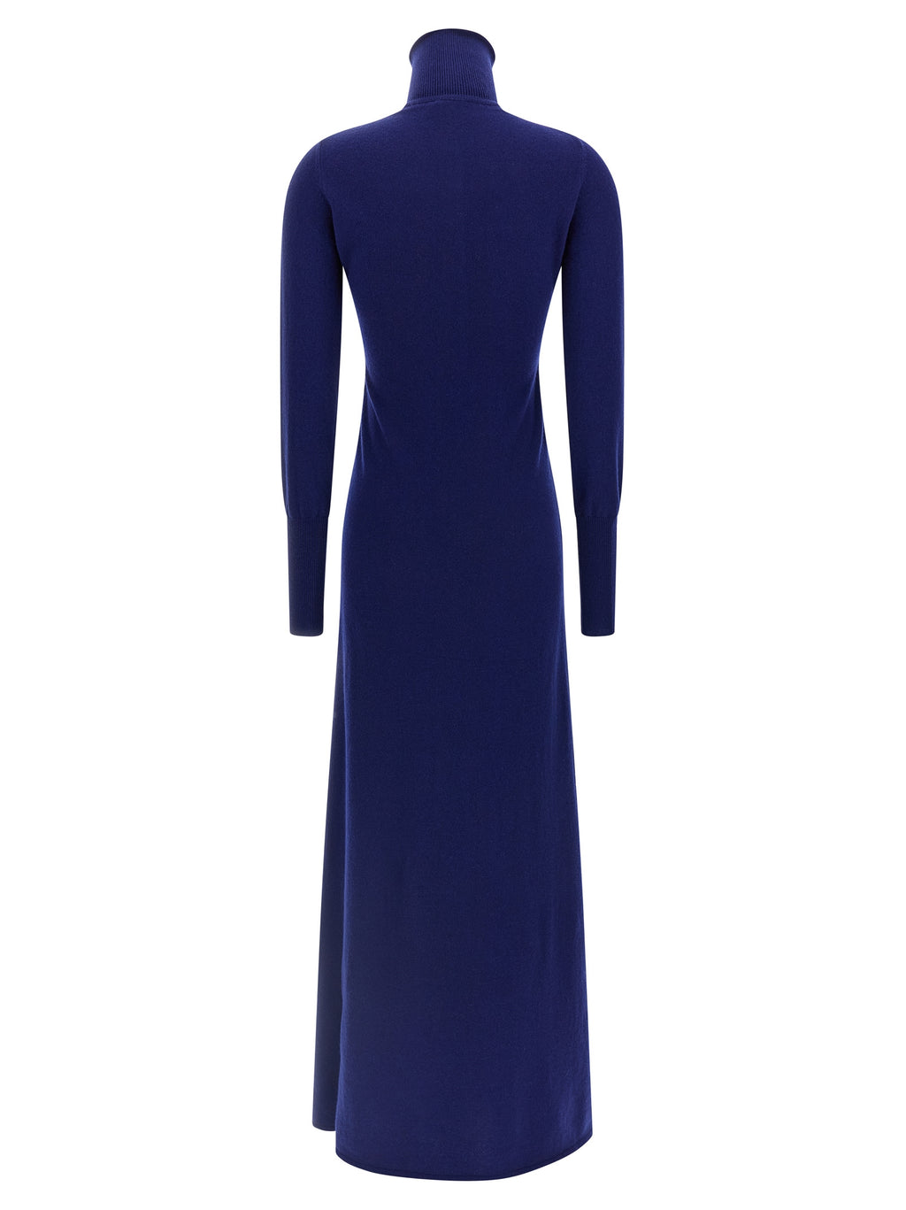 Blue Cashmere Long Dress