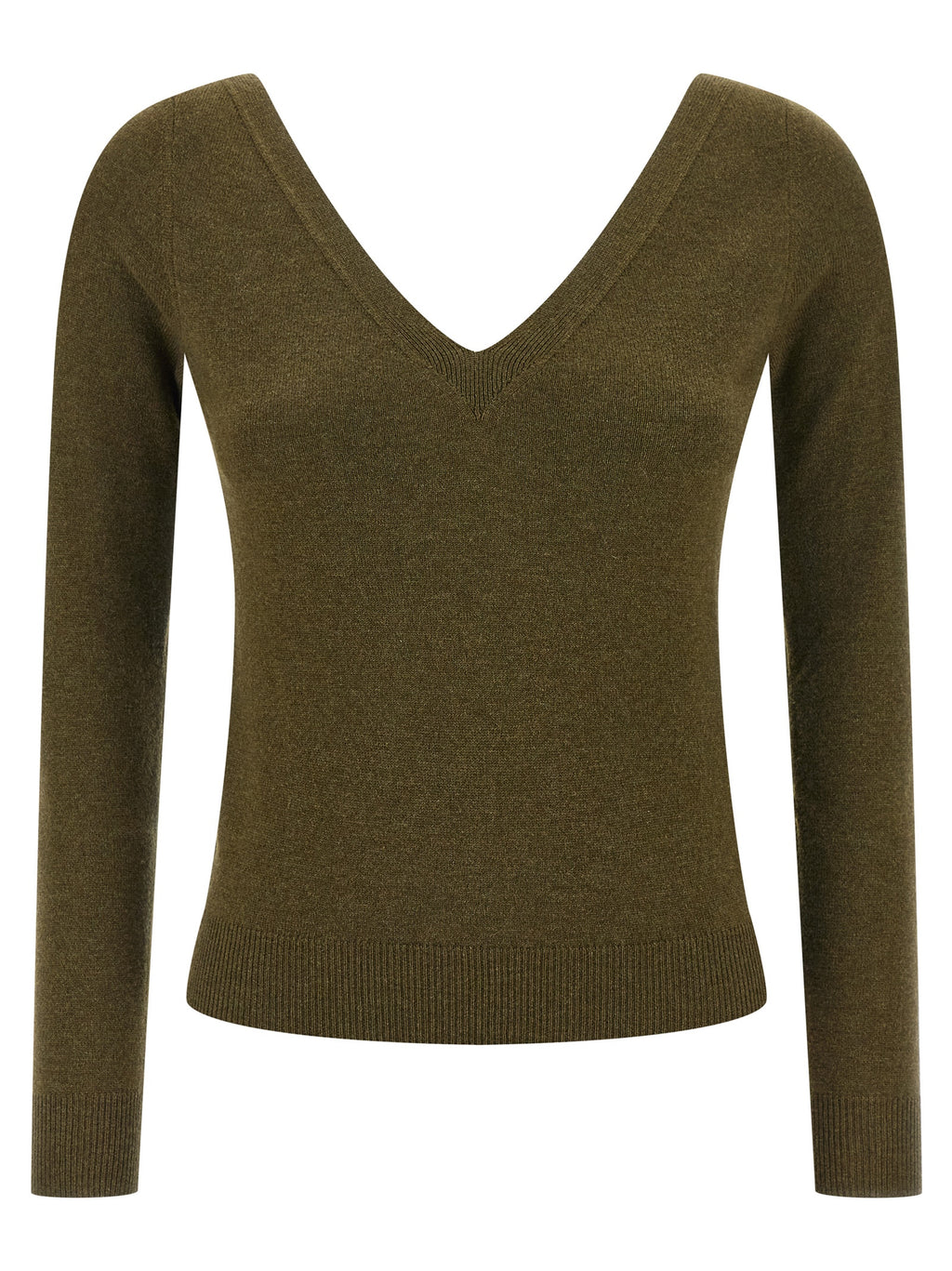 Bicolor Cashmere Cardigan
