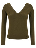 Bicolor Cashmere Cardigan