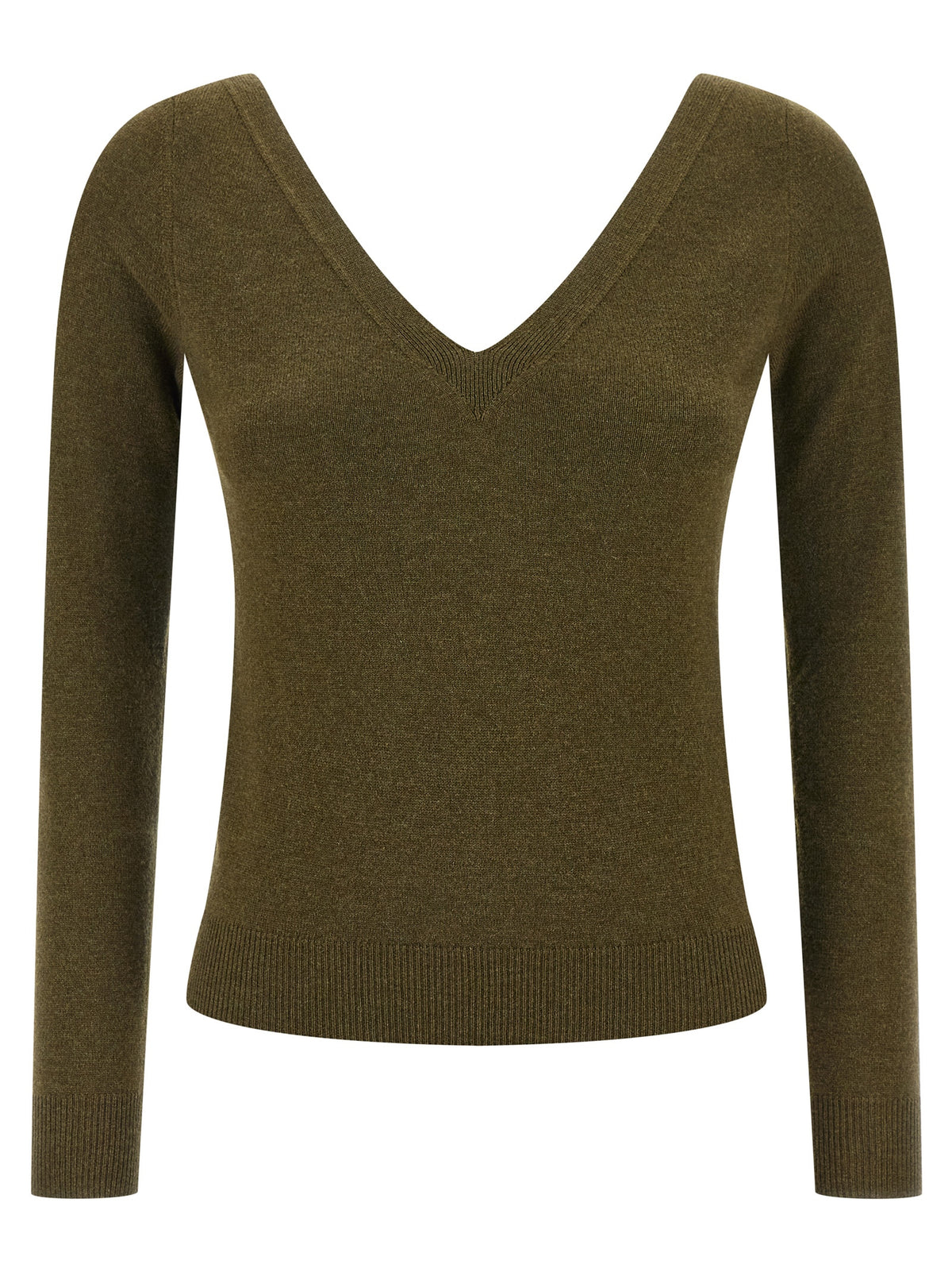 Bicolor Cashmere Cardigan