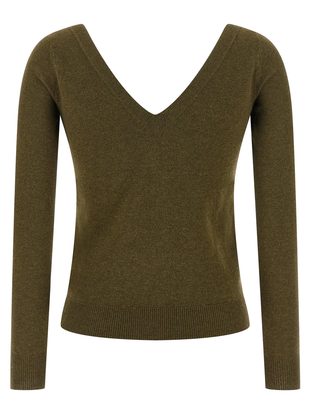 Bicolor Cashmere Cardigan