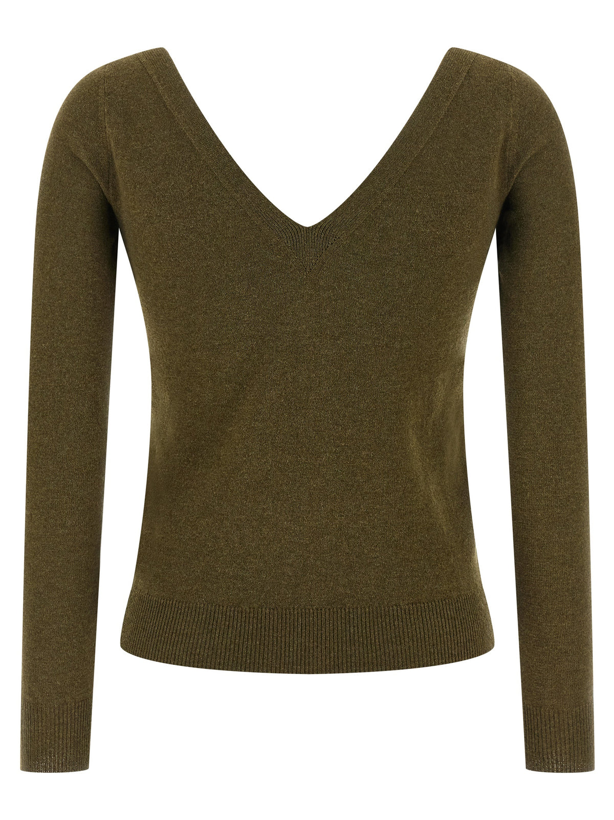 Bicolor Cashmere Cardigan