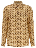 Beige Silk Blouse