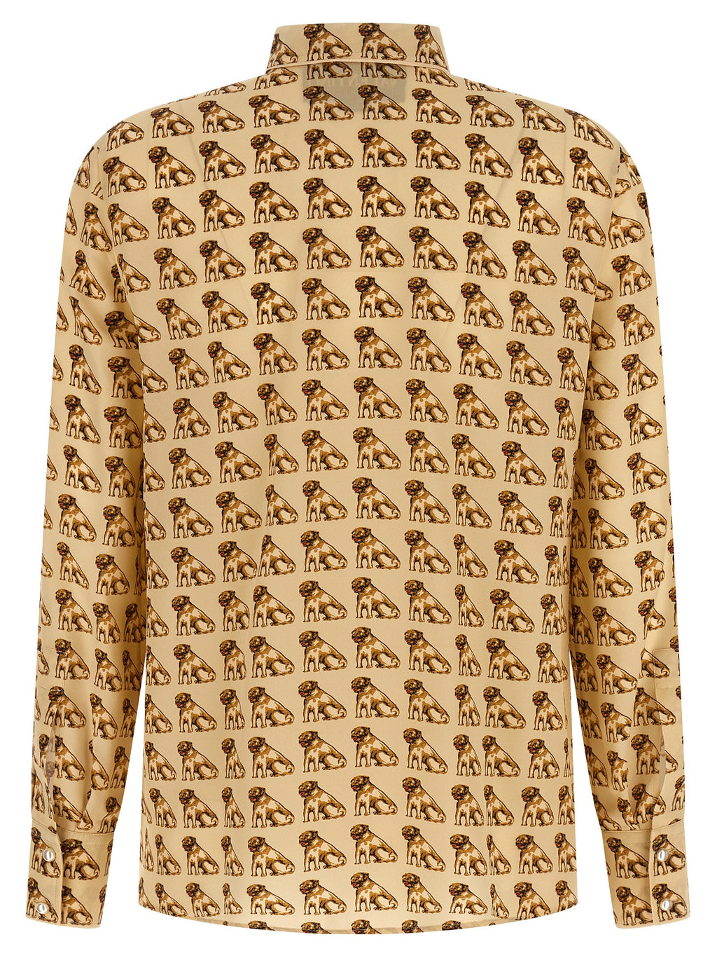 Beige Silk Blouse