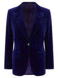 Blue Cotton Blazer