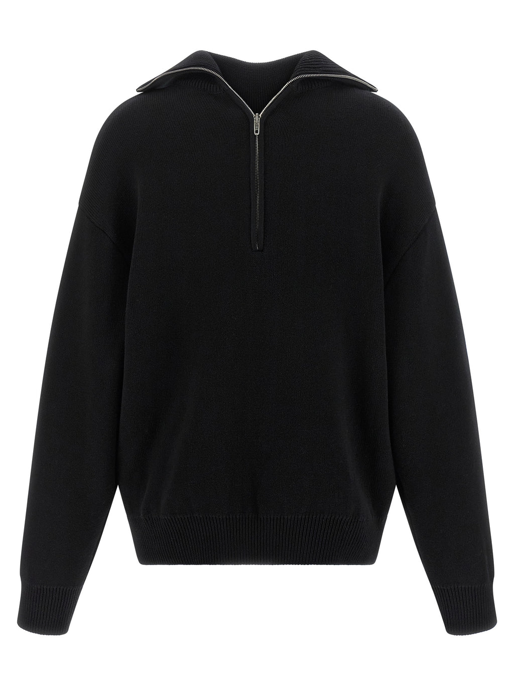 Black Cotton Cardigan