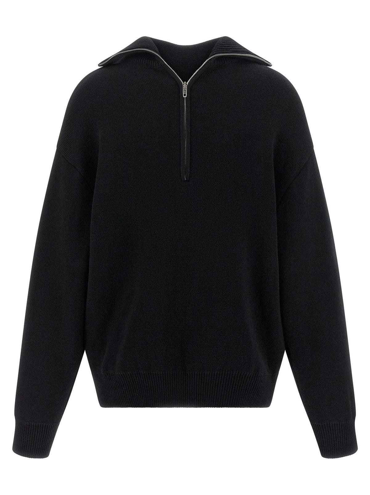 Black Cotton Cardigan
