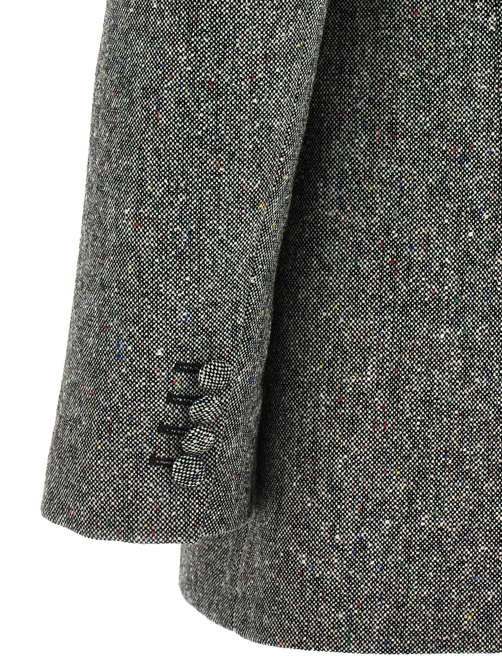 Gray Virgin Wool Blazer